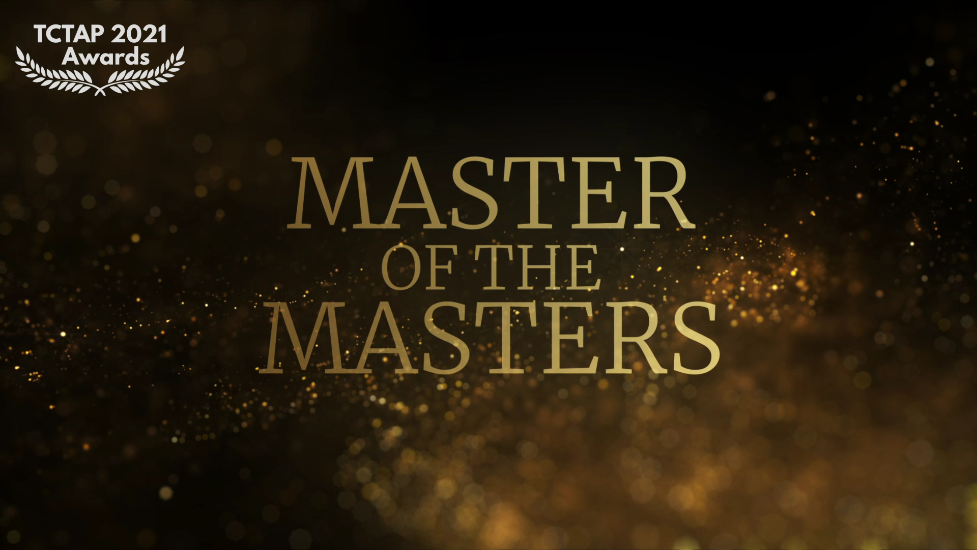 TCTAP Award 2021 - Master of the Masters