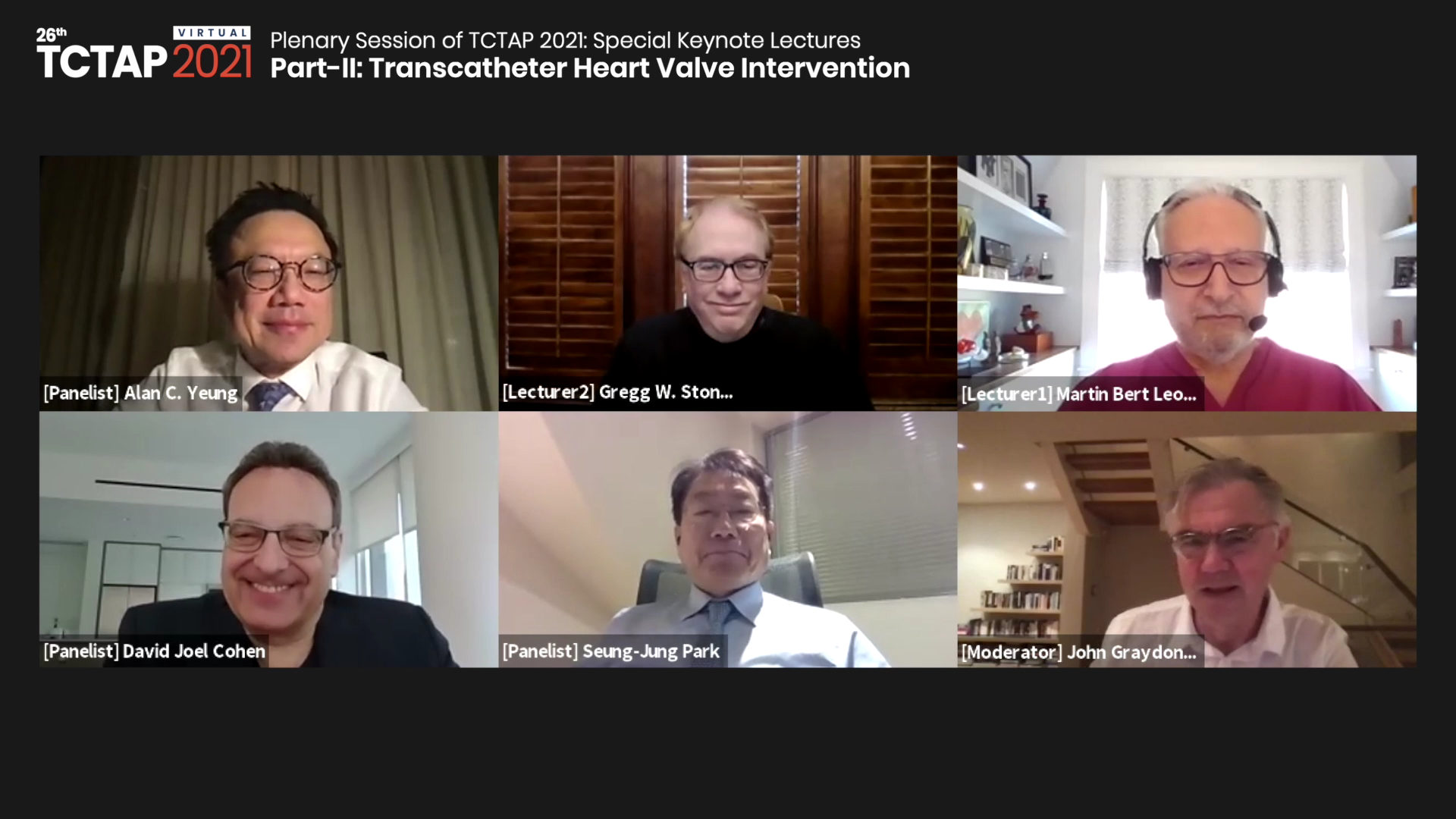 Plenary Session of TCTAP 2021: Special Keynote Lectures - Part-II: Transcatheter Heart Valve Intervention