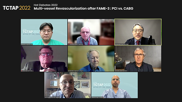 [Hot Debates 2022] Multi-vessel Revascularization after FAME-3 : PCI vs. CABG