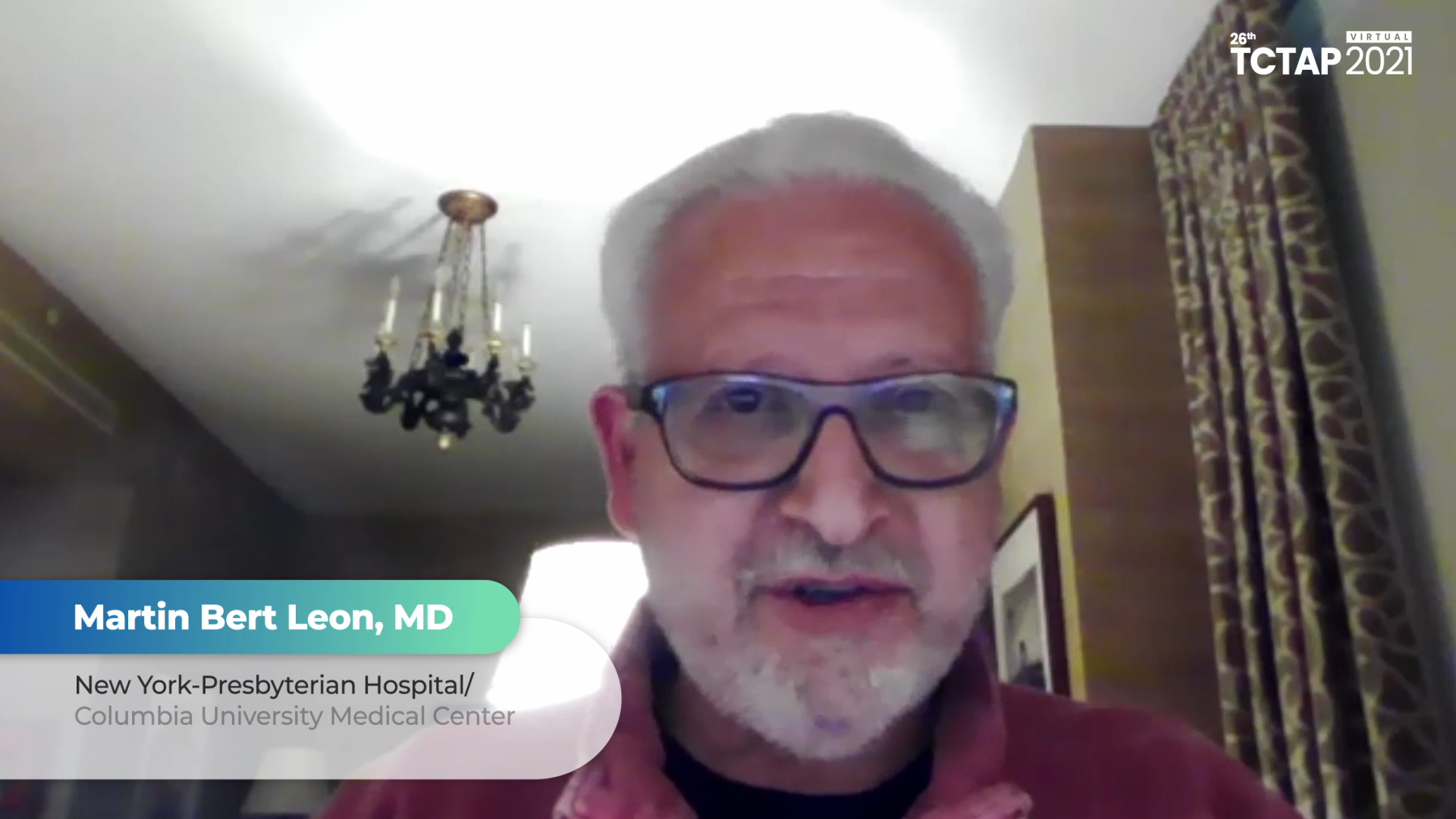 Congratulatory Message to TCTAP 2021 Virtual from Martin Bert Leon, MD