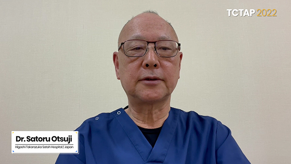 Congratulatory Message to TCTAP 2022 from Satoru Otsuji, MD