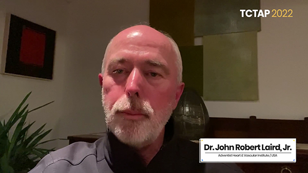 Congratulatory Message to TCTAP 2022 from John Robert Laird, Jr, MD