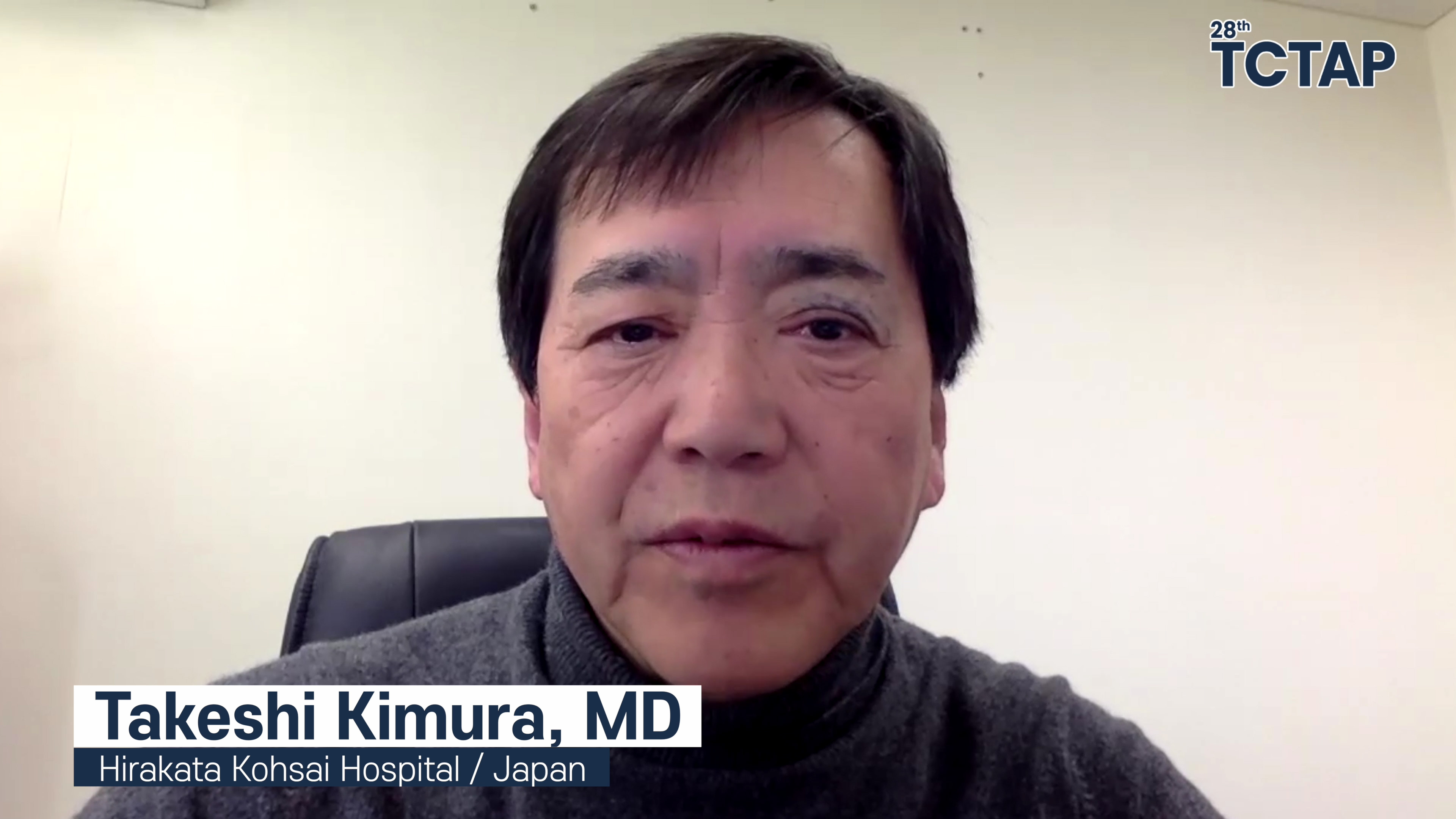 Congratulatory Message to TCTAP 2023 from Takeshi Kimura, MD
