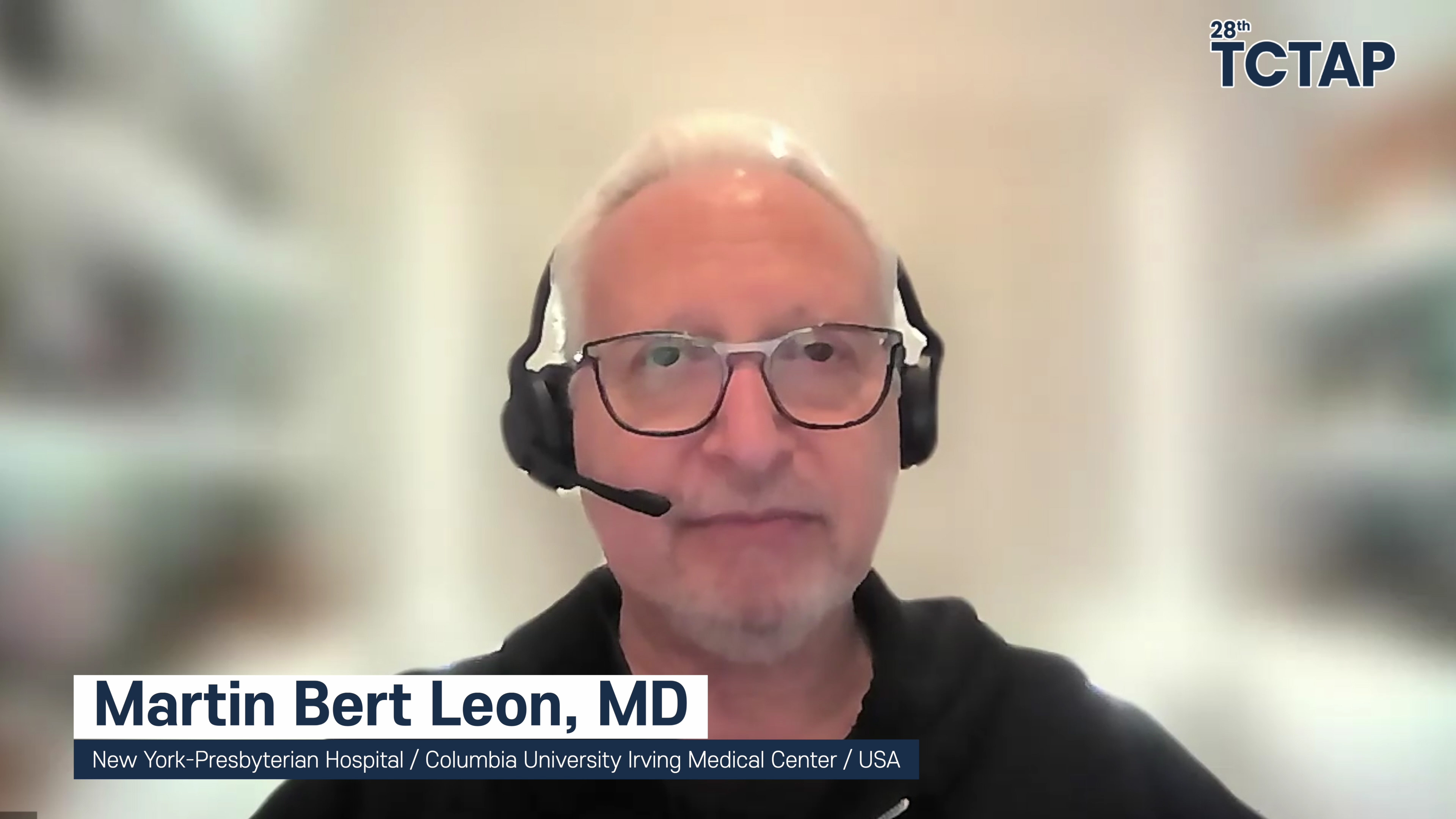 Congratulatory Message to TCTAP 2023 from Martin Bert Leon, MD