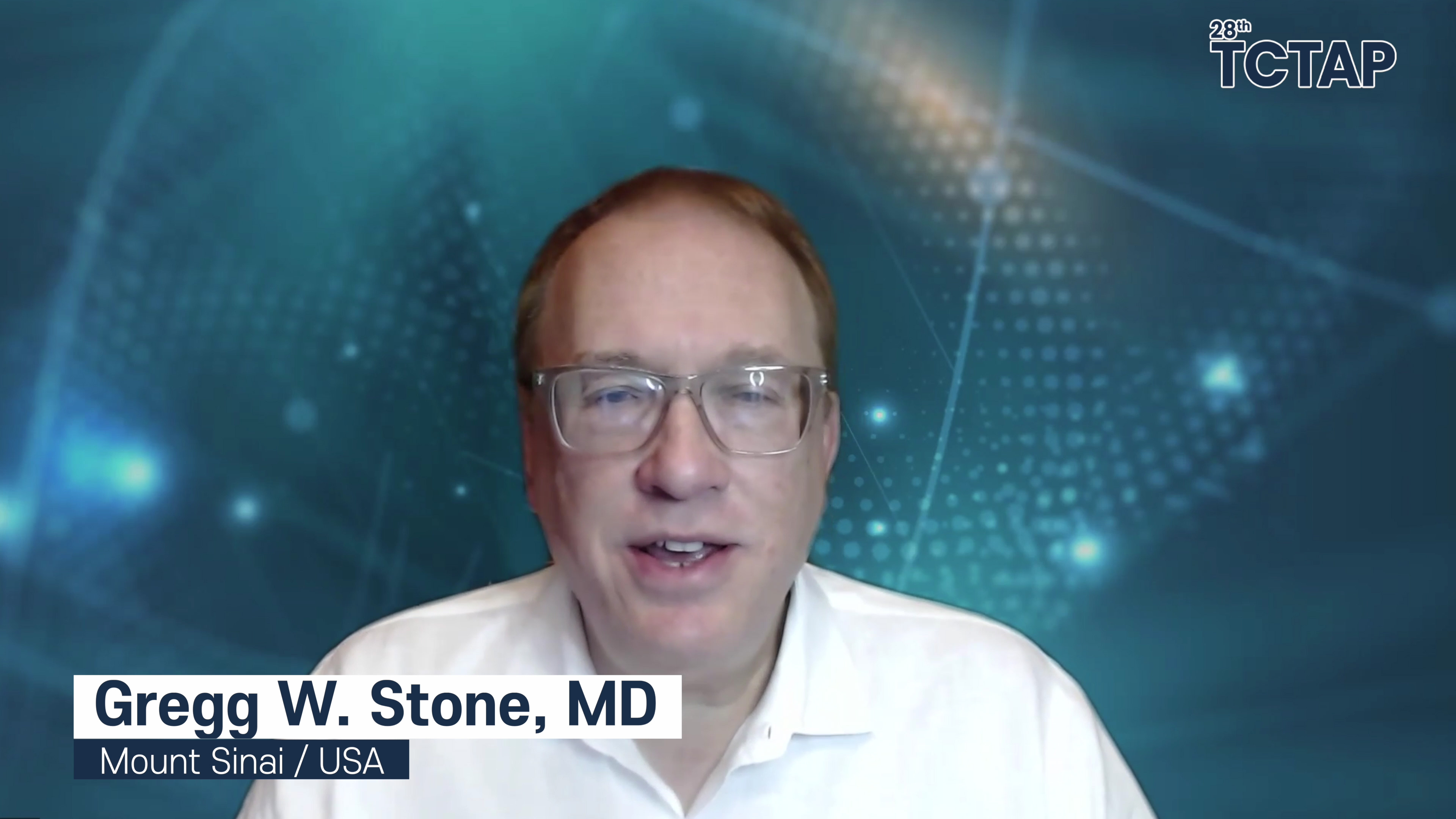 Congratulatory Message to TCTAP 2023 from Gregg W. Stone, MD