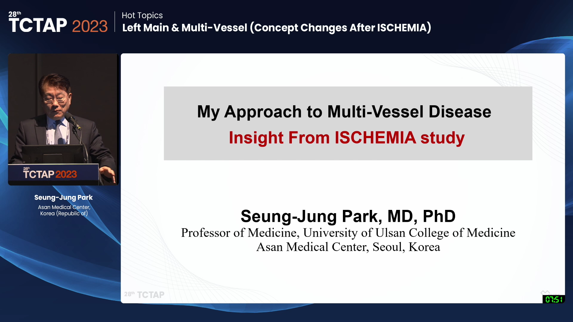 [Hot Topics] Left Main & Multi-Vessel (Concept Changes After ISCHEMIA)