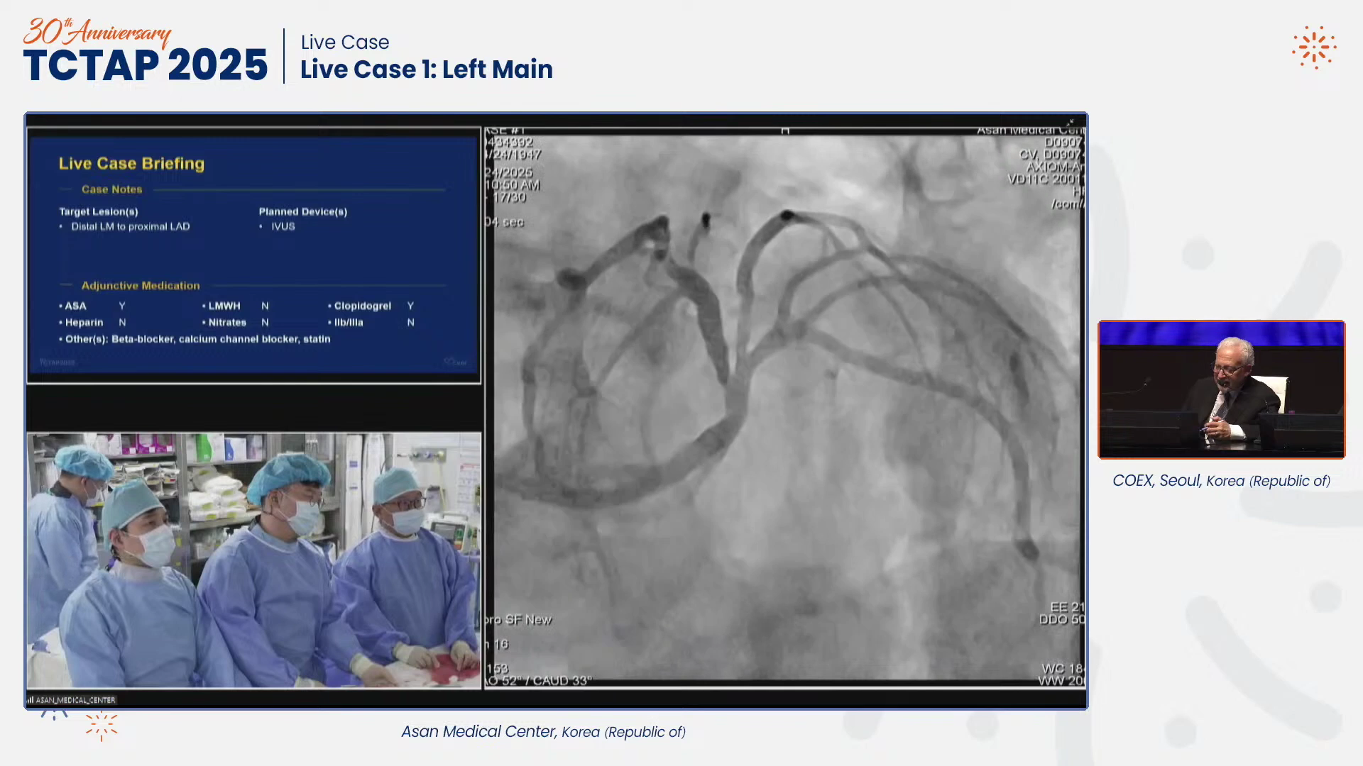Live Case 1: Left Main
