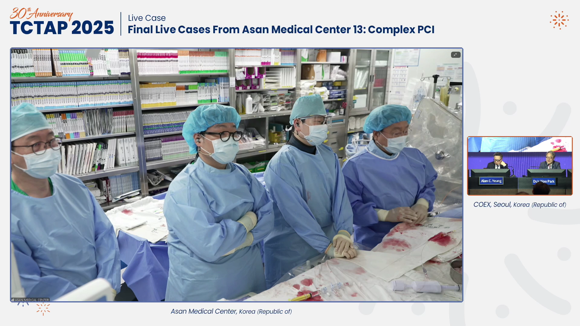 Final Live Cases From Asan Medical Center 13: Complex PCI