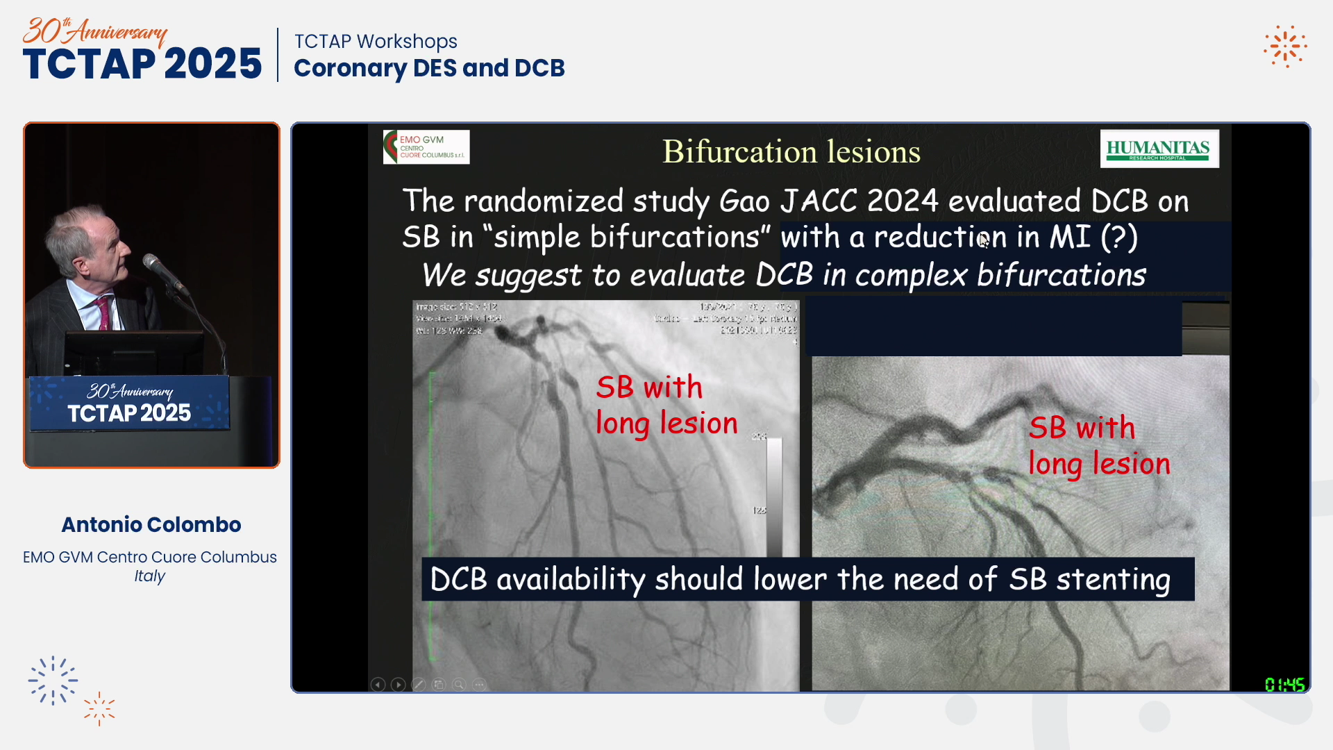 [TCTAP Workshops] Coronary DES and DCB