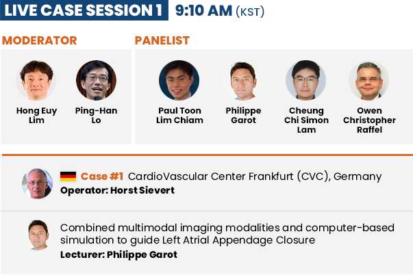 Live Case Session 1 - 9:10 AM (KST)