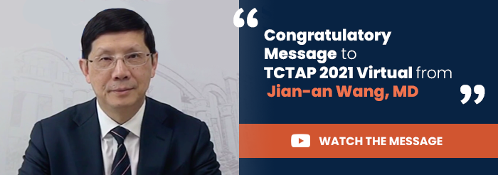 Congratulatory Message to TCTAP 2021 Virtual